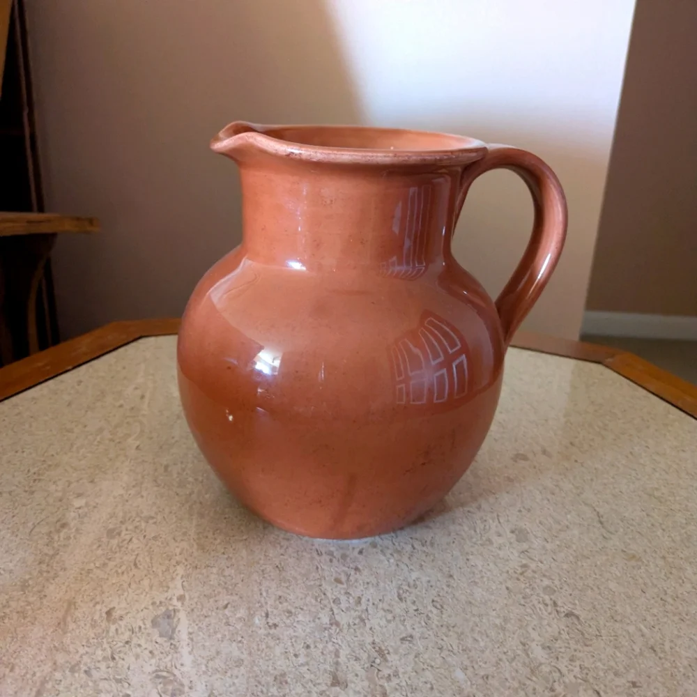 Z Gallerie Pitcher by Ceramiche Toscane. Italy, hand painted.